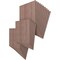 Ekena Millwork 23 3/4W x 23 3/4H x 3/8T Wood Hobby Boards, Walnut, 25PK HBW24X24X375DWA - alternate 5